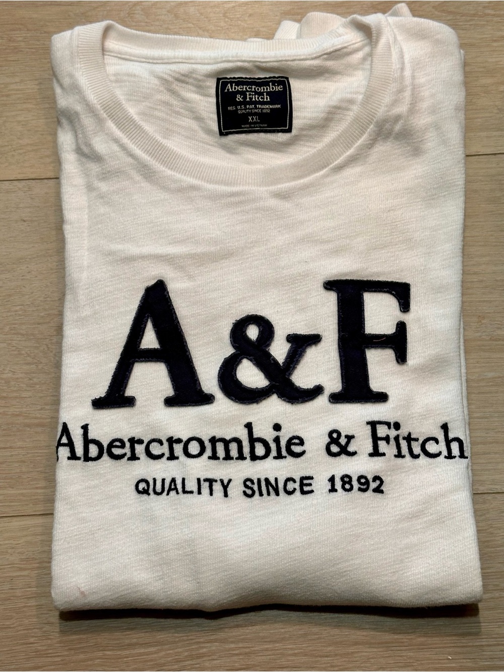 New Abercrombie & Fitch Men's Heritage Collection XXL Graphic Long Sleeve Tee